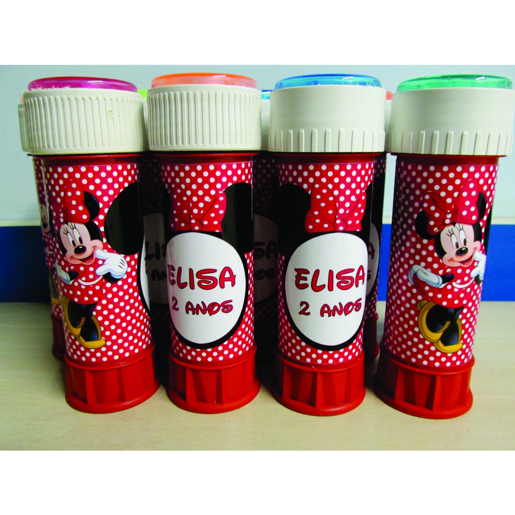 10 Bolhas de Sabão Personalizadas Lembrancinhas Aniversário Eventos ...