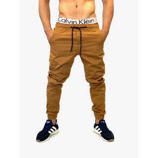 PANTALÓN CHINO JOGGER VERDE MILITAR