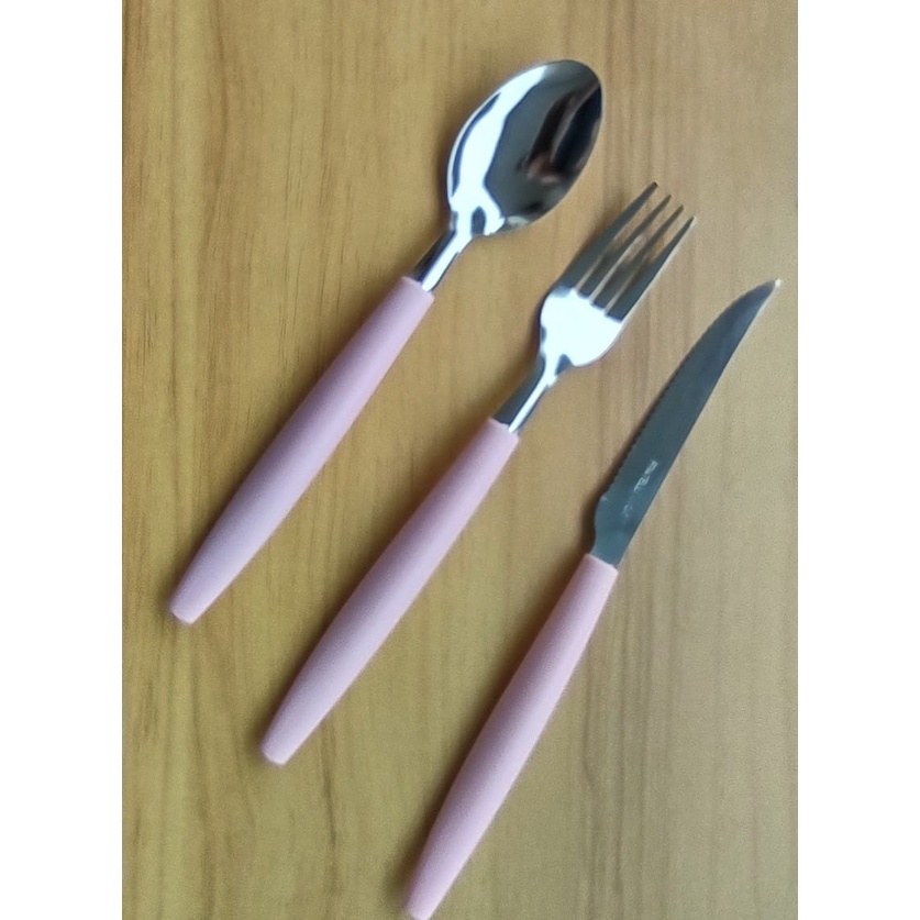 Conjunto de talheres Desina - faca, garfo grande e pequeno, colher