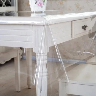 Toalha mesa Plástico Pvc Transparente Cristal