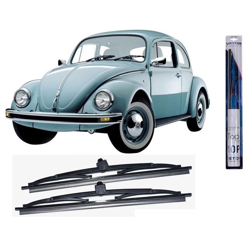 Palheta Do Limpador Vidro Fusca 1967 1968 1969 1970 1971 1972 1973 1974 1975 10 Polegadas
