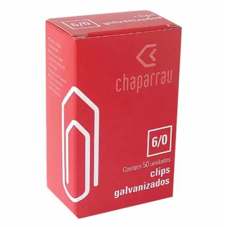 Clipe Galvanizado Chaparrau 6/0 - 50 unidades