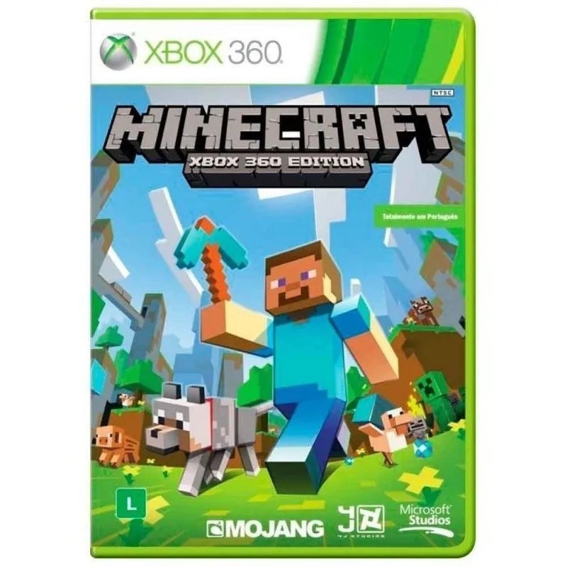 Jogo Minecraft Xbox 360 Mídia Física Original LACRADO