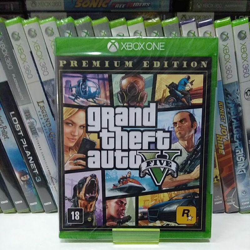 Grand Theft Auto GTA V Premium Edition Xbox One (Seminovo) (Jogo
