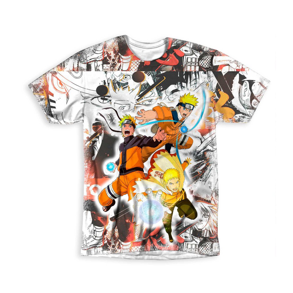 Camiseta Personalizada Infantil Naruto Akatsuki Anime HD