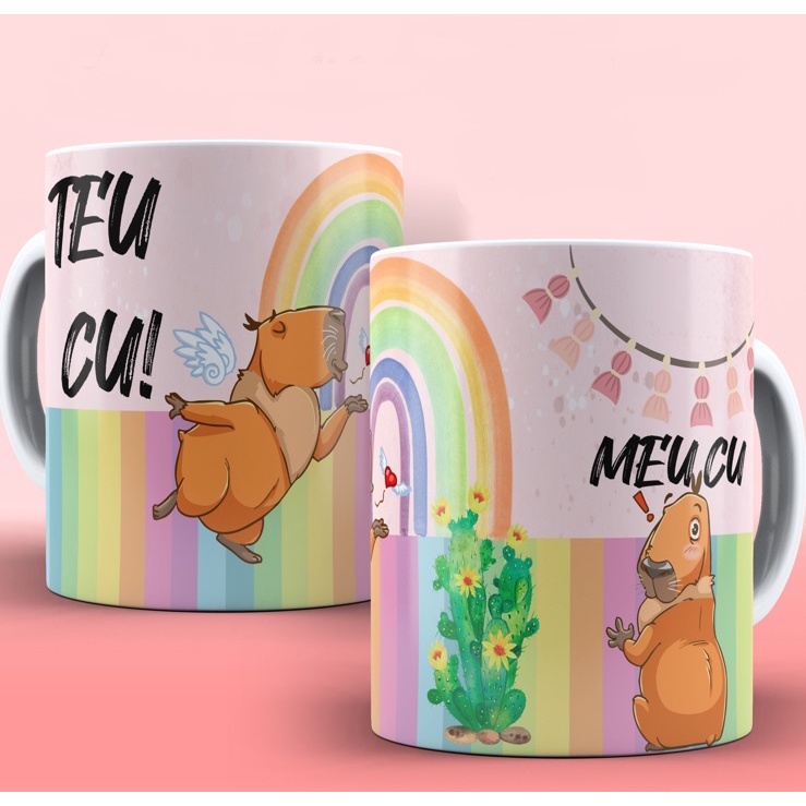 Caneca Capivara Cinzenta - Capiverso