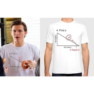 Camiseta Tom Holland formula filme homem aranha formula matematica triangulo