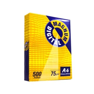 Papel A4 Sulfite 75gr 500 Folhas Magnum Branco
