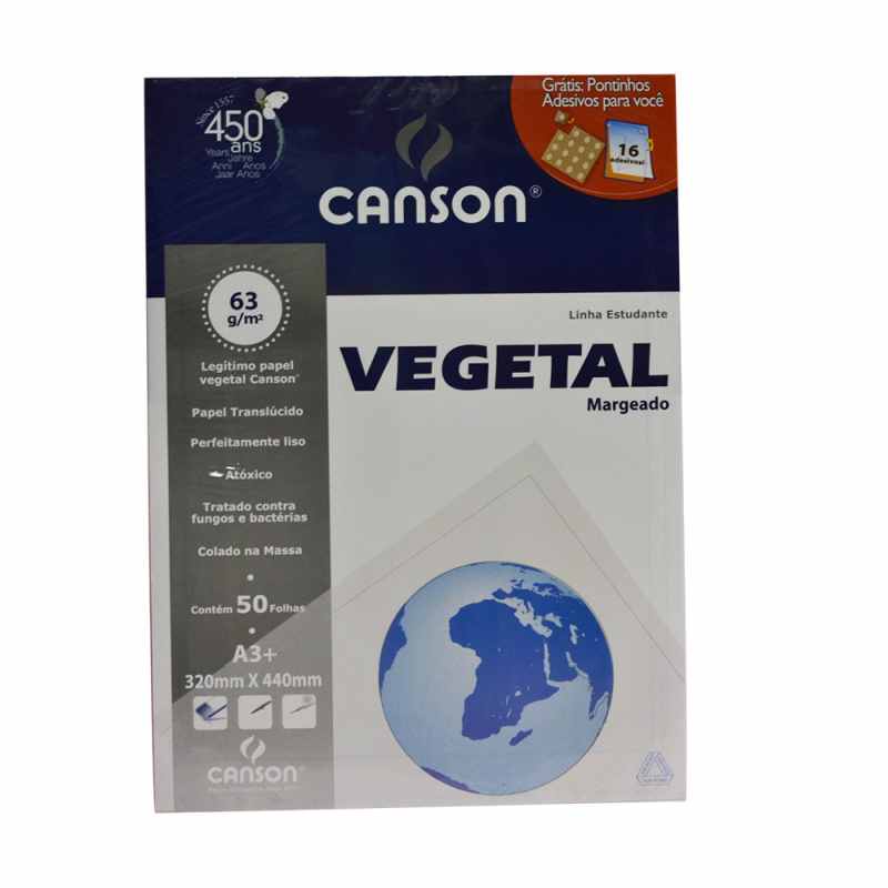 Bloco Vegetal A3 90g Canson