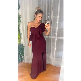 Vestido mula manca com hot sale babado