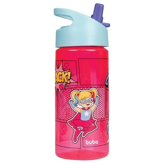 Garrafa Super-Heroínas Rosa Menina 13446 - Buba