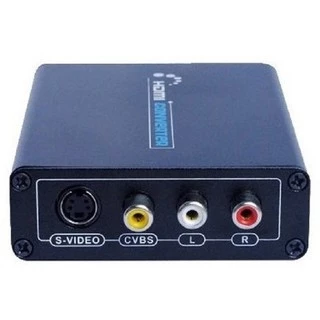 Conversor Hdmi Para S-vídeo E Video Composto 3 Rca Av