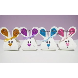 Lembrancinha porta bombom de eva coelho da páscoa coelhinho em Oferta na Shopee