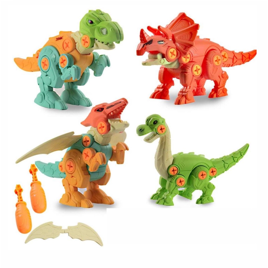 Conjunto Animais Dinossauros Emborrachados com 6 Peças Brinquedo Educativo  Brinquedos Bambalalão Brinquedos Educativos