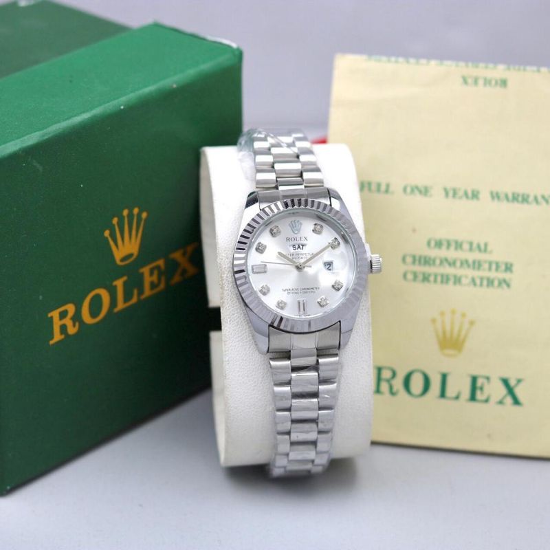 Relógio Rolex Rolex Material Antioxidante Ativo Data / Água Resistente à Água Material Feminino do Último Dia