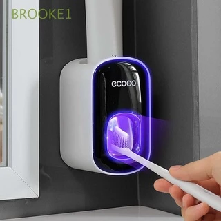 Brooke1 Dispenser Automático Automático De Parede Para Pasta De Dentes Espremedor / Multicolorido em Oferta na Shopee