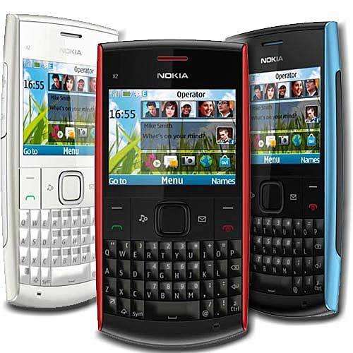 Telefone Celular Nokia X2-01 Conjunto Completo Original