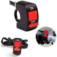 Botão Interruptor On/off Farol Auxiliar Milha Moto Novo Liga