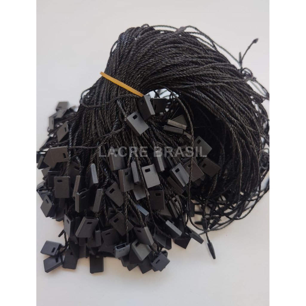 100 Lacre De Autenticidade Para Pendurar Tag Etiquetas Em Roupas