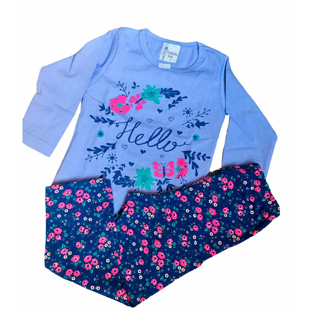 Conjunto meia estação infantil menina | Shopee Brasil