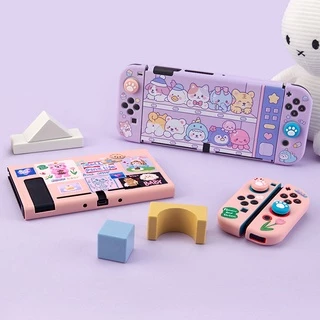 Nintendo Switch Oled Silicone TPU Capa Protetora Dockable Soft Shell