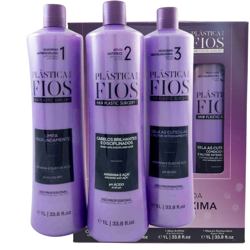 Escova Progressiva Salão Profissional Lacrada C/ Selo E Nota | Shopee ...