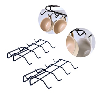 Kit 2 Suporte de Xicaras Suspenso Preto 990007 Bel Fix