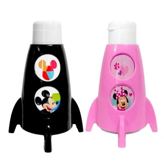 Garrafa De Plástico Foguete Mickey e Minnie 320ml
