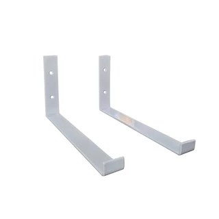 Mão Francesa Suporte para Prateleira Invertido 20 cm 2 peças