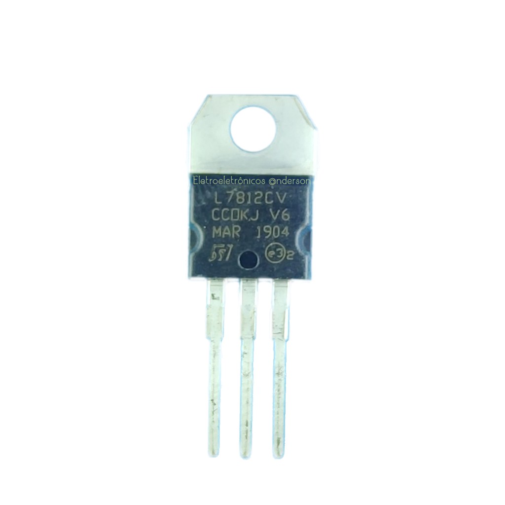 Kit com 10 Unidades - Circuito Integrado Regulador De Tensão 12V ...