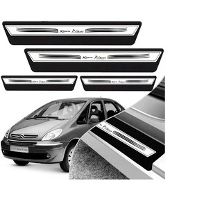 Kit 8 Peças Soleira Adesivo Porta Citroen Xsara Picasso 01 2002 2003 2004 2005 2006 2007 2008 2009 2010 2011 2012 -prata Imperdível !!!! !!! Aproveite!