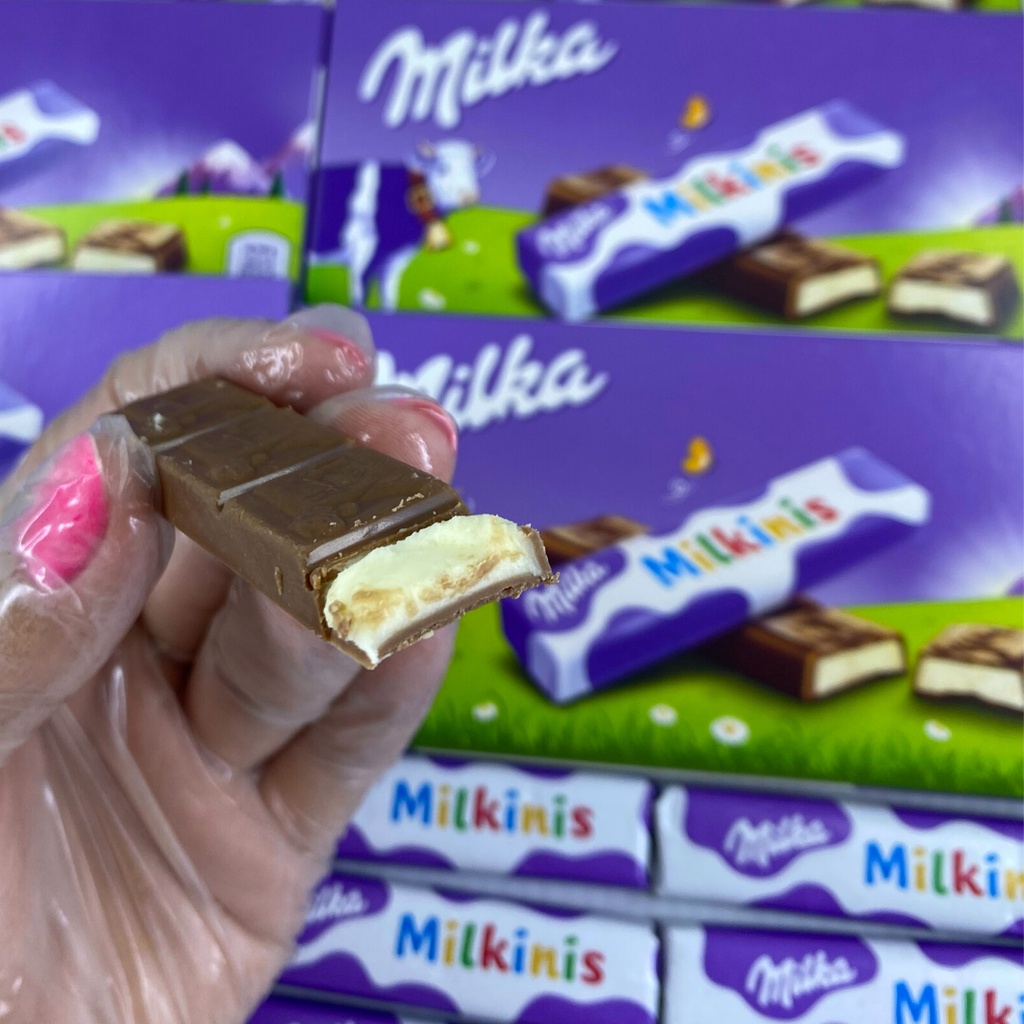 Milka Milkinis Sticks - Sticks de Milka ao Leite com Recheio de Leite -  Importado 87,5g - Embalado em caixa de isopor | Shopee Brasil