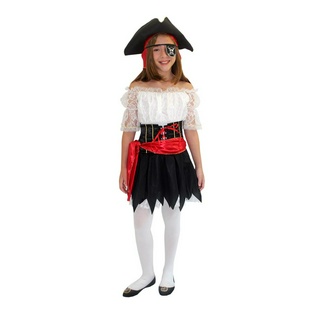 Fantasias Pirata Infantil Rebelde Feminina Vestido e Chapéu em Promoção na  Americanas