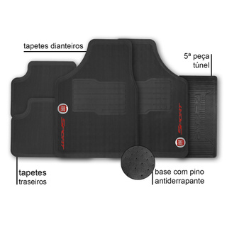 Tapetes de carro, tapetes personalizados para 98% dos carros, utilitários  esportivos e utilitários, cobertura total de proteção contra todas as  intempéries e tapetes de couro antiderrapante - bege preto