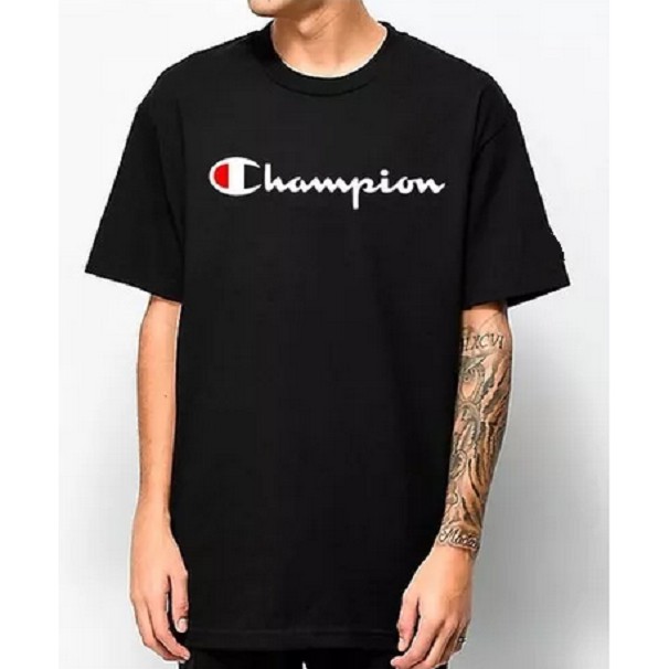 Camiseta Camisa Champion Hip Hop 100 Algod o Sk8 Moda Casual