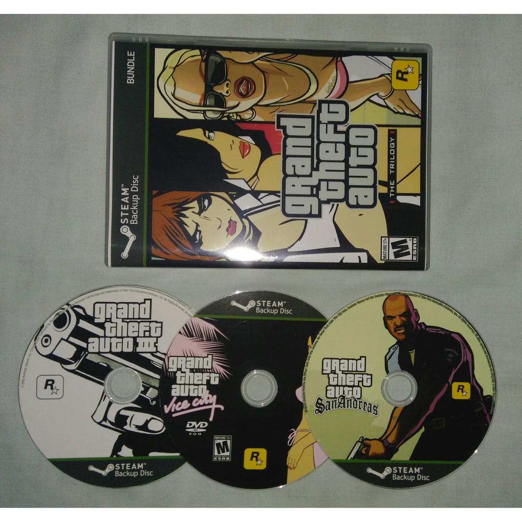 GTA TRILOGY PARA PC (midia física)