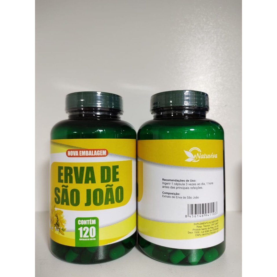 Erva de São João em Capsulas - 120 cápsulas natural - pronta entrega !!
