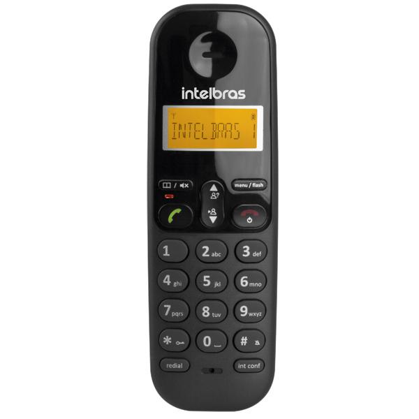Telefone sem fio com display luminoso preto TS3110, Modelo 4123110