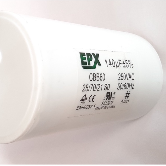 Capacitor 140uf 250vac 2cv Motomil,lynus,todos. Shopee