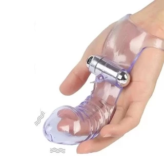 Capa De Dedo Vibrador Dedeira Clitoris Prostata Ponto G Cu