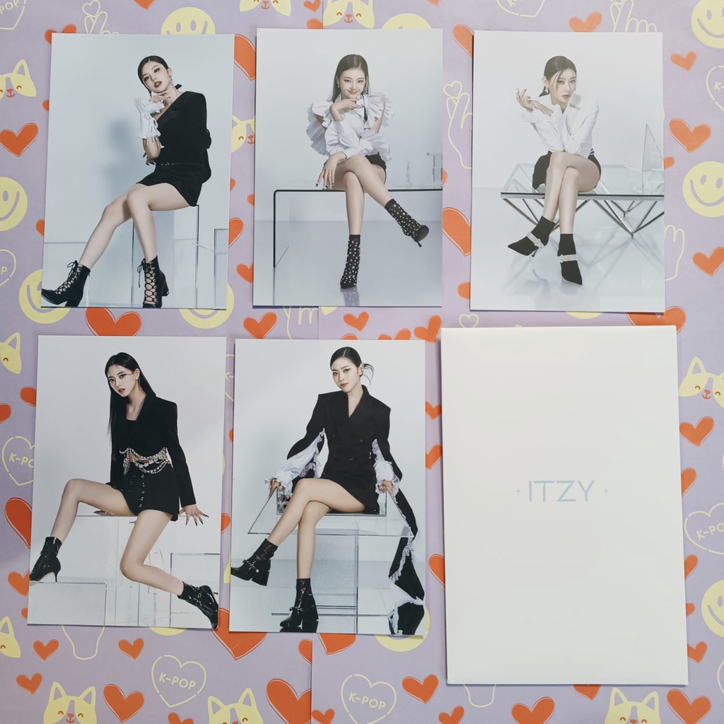 5Pcs/Set KPOP ITZY New Album CHECKMATE Photocard Postcard Yeji Lia