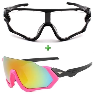 Óculos Ciclismo Feminino Espelhado Sol + Noite Transparente