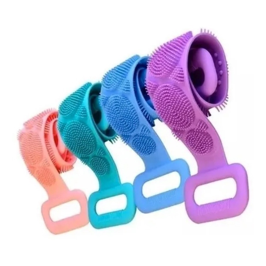 Escova De Banho Para Lavar As Costas Longo Cerdas Macia | Shopee Brasil