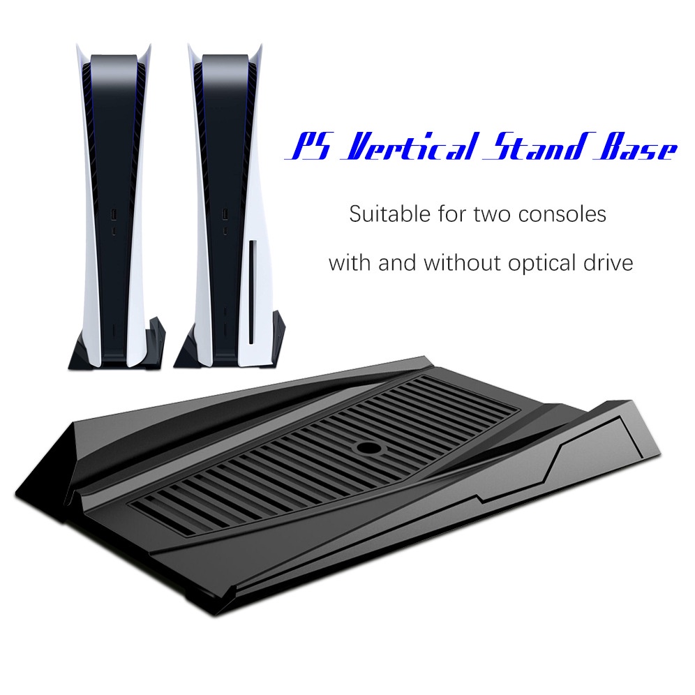 thumbnail image 2 of Adjustable RGB Lighted Base Stand For PlayStation 5 Console - Clear 2 of 4
