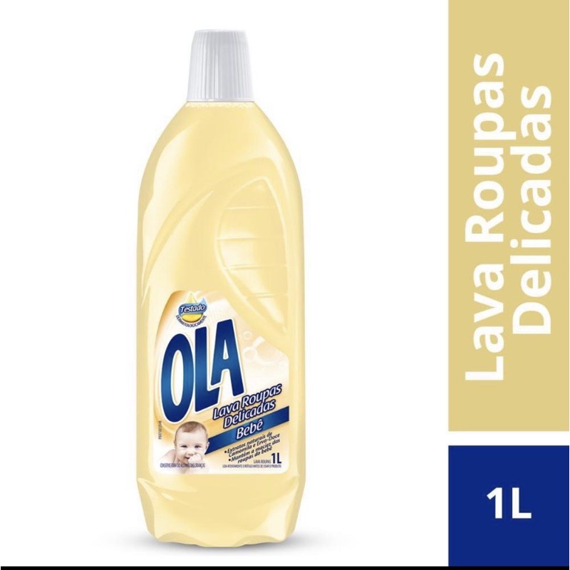 Sabão Líquido Concentrado Ola Bebê Neutro 1L | Shopee Brasil