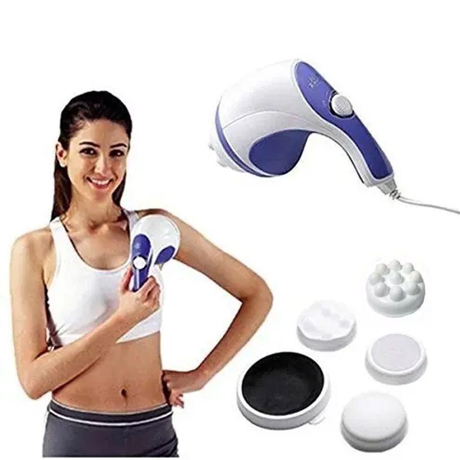 Massageador Eletrico Orbital Corporal Flacidez Coxas + Creme