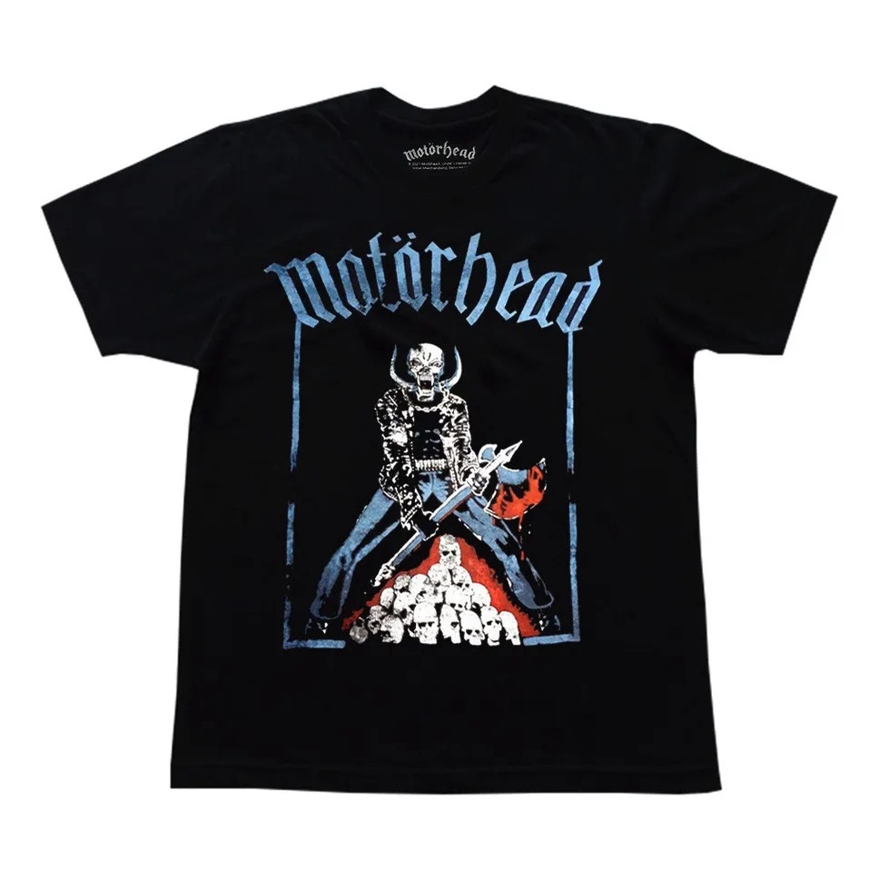 Camiseta Motorhead - Axeman Lemmy Skeleton Masculina | Shopee Brasil