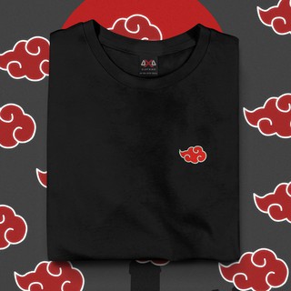 Camiseta Naruto Nuvem Akatsuki Desenho Camisa Masculina 100