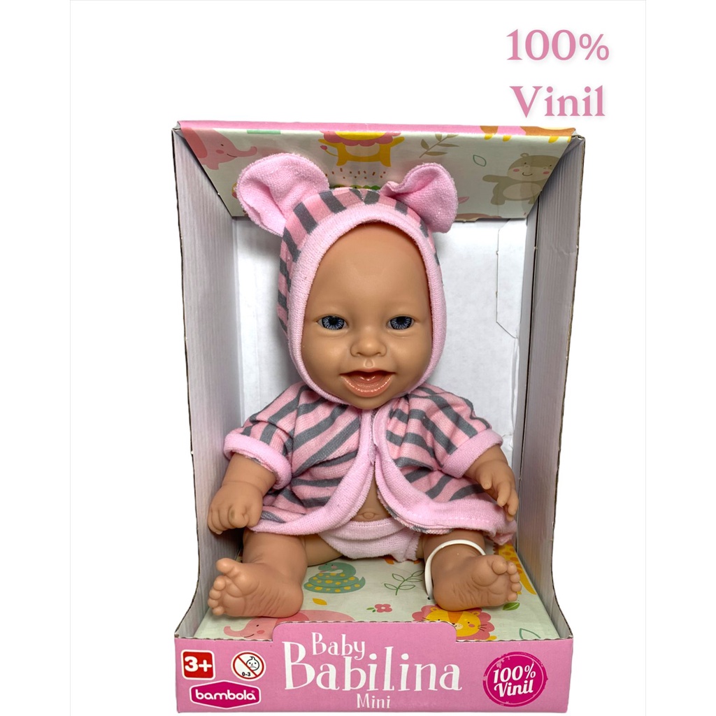 Boneca Mini Baby Babilina Banho Bambola (728)