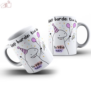 Caneca Xícara Personalizada Divertida Meme figurinha sticker bonecos palito  flork